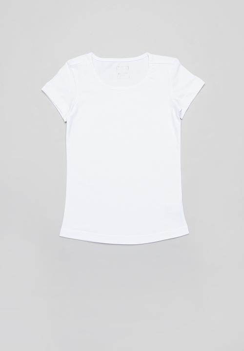 Pop Candy - Girls 2 pack printed tees - white & pink
