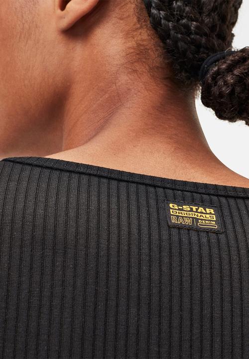G-STAR - Rib bodysuit - black