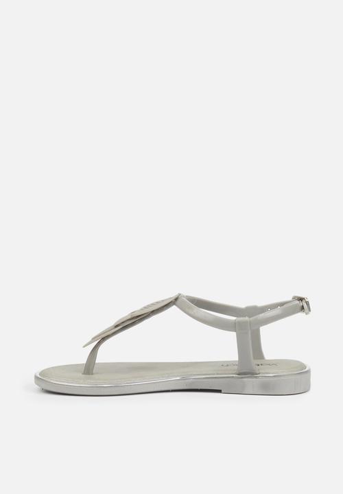 Viabeach - Girls marble sandal - silver
