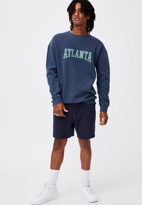 Factorie - Elite oversized crew - washed indigo