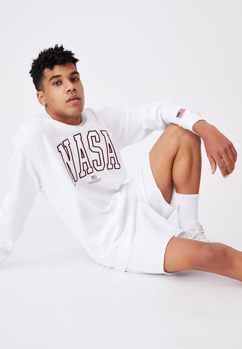 Factorie - Oversized nasa crew - white