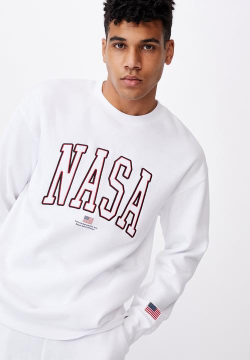 Factorie - Oversized nasa crew - white