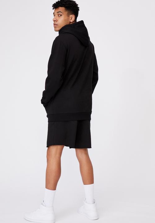 Factorie - Oversized nasa hoodie - black