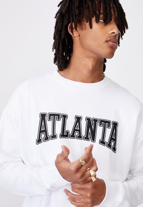 Factorie - Elite oversized crew - white