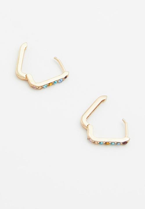 Rubi - Ear party luxe huggie hoops - gold 