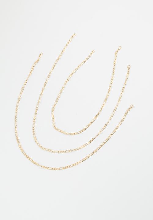 Superbalist - Triple layered necklace-gold