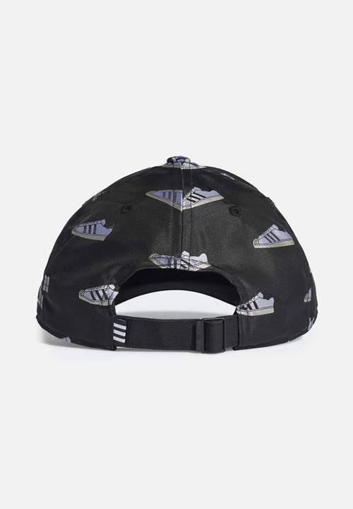 adidas Originals - Super baseball cap - black & white