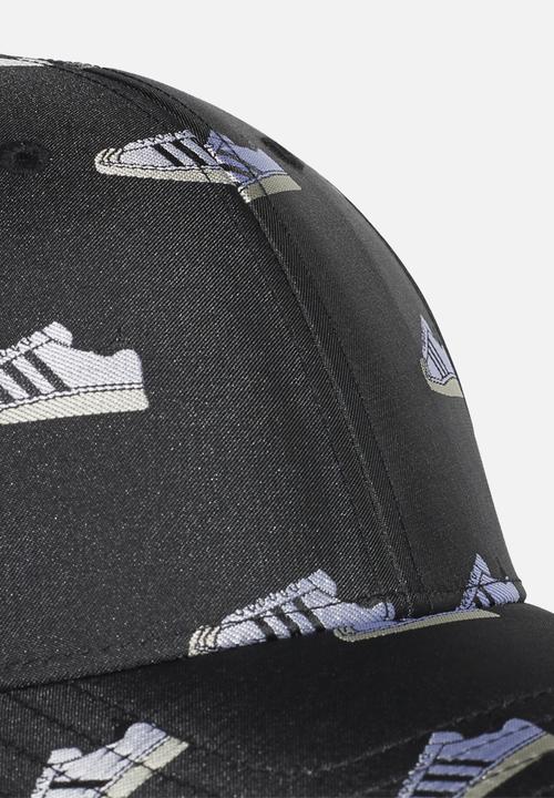adidas Originals - Super baseball cap - black & white