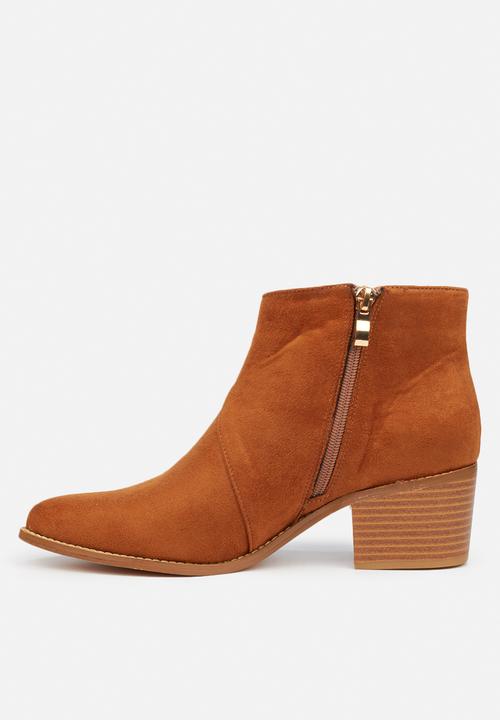 Butterfly Feet - Pin ankle boot - tan