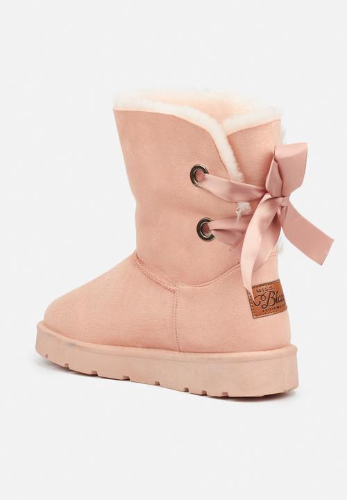 Miss Black - Rae 2 slipper boot - pink