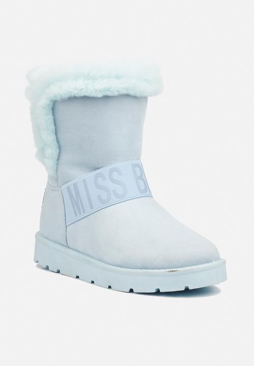 Miss Black - Rae slipper boot - blue