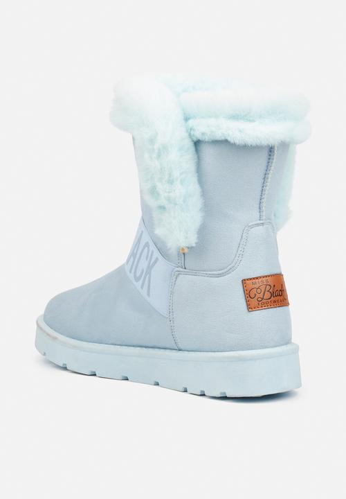 Miss Black - Rae slipper boot - blue