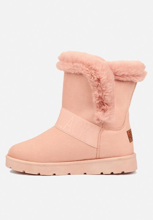 Miss Black - Rae slipper boot - pink