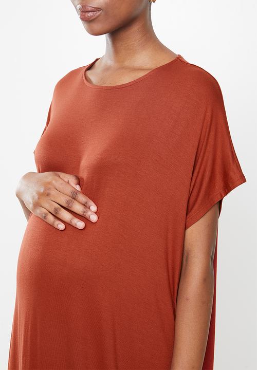 Superbalist - Maternity cocoon dress - rust