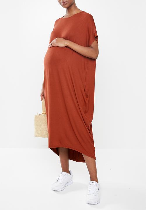 Superbalist - Maternity cocoon dress - rust