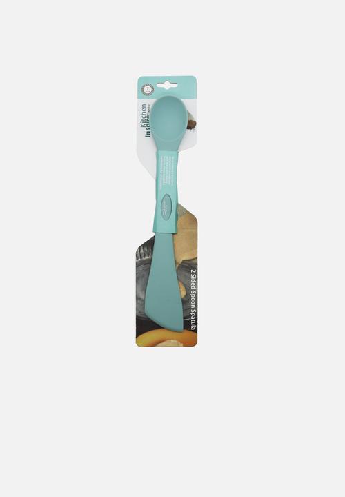 Kitchen Inspire - Two Sided Spoon Spatula - Mint Blue