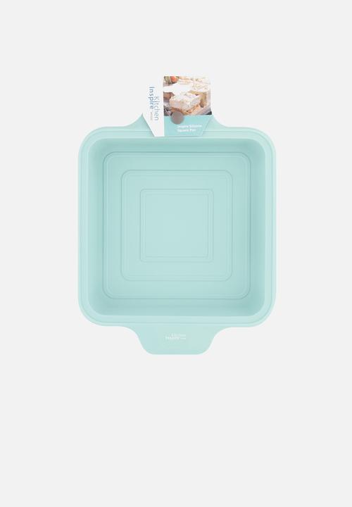 Kitchen Inspire - Silicone Square Cake Pan - Mint Blue