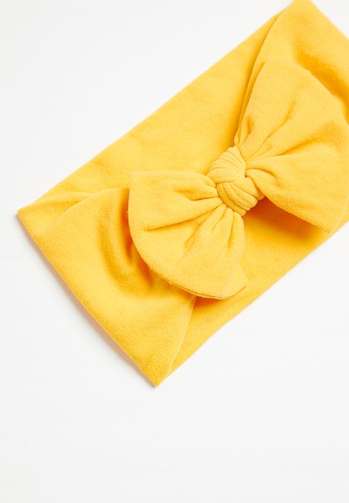 Pop Candy - Girls 2 pack headband - yellow & pink