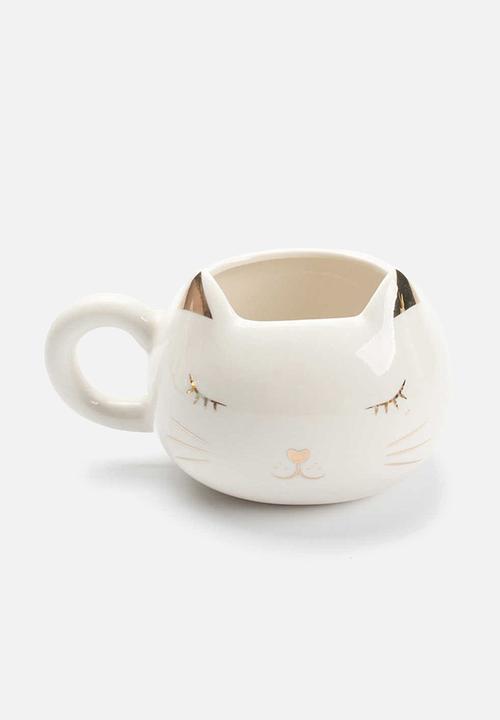 Bespoke & Co. - Short kitty mug - white