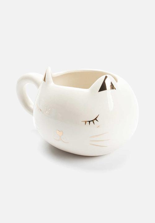 Bespoke & Co. - Short kitty mug - white