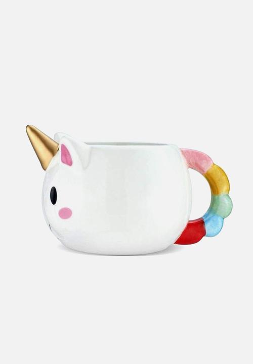 Bespoke & Co. - Short unicorn mug - white