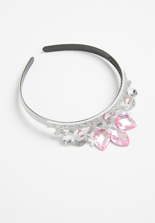 Pop Candy - Crown - pink & silver
