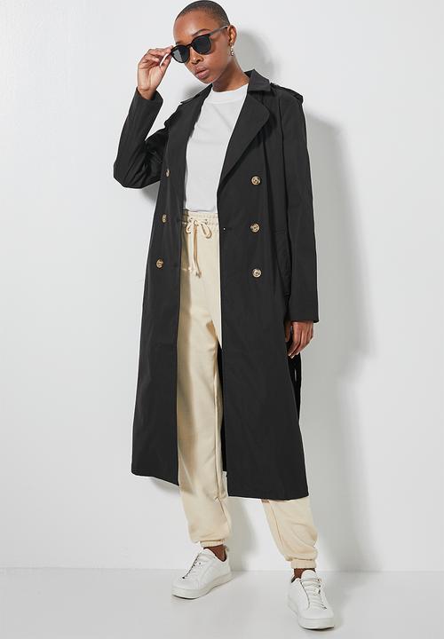 Superbalist - Trench coat - black