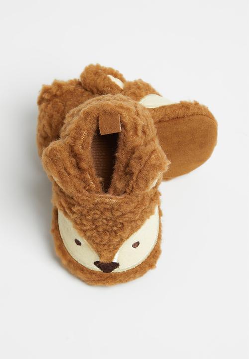 Pop Candy - Character booties - brown