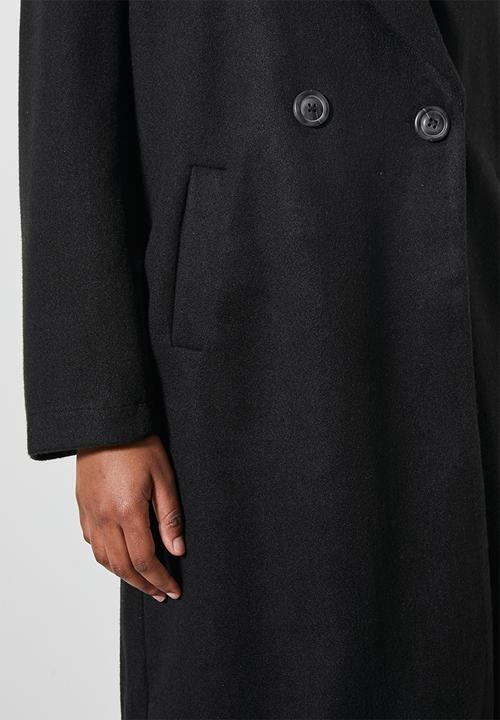Superbalist - Boyfriend coat - black