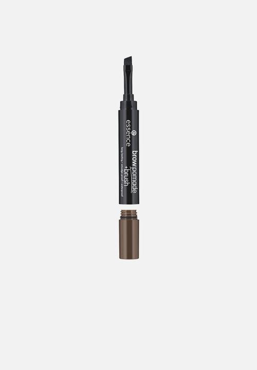 essence - Brow Pomade + Brush - Dark Brown