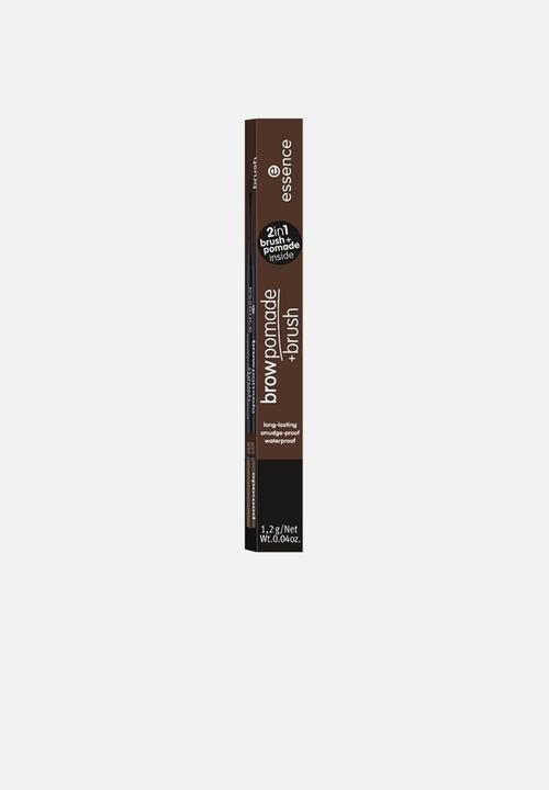 essence - Brow Pomade + Brush - Dark Brown