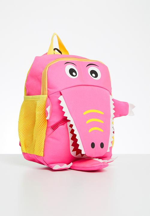 Pop Candy - Dino backpack - pink & yellow 