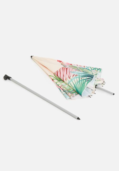 H&S - Beach umbrella dia 200 cm - pink