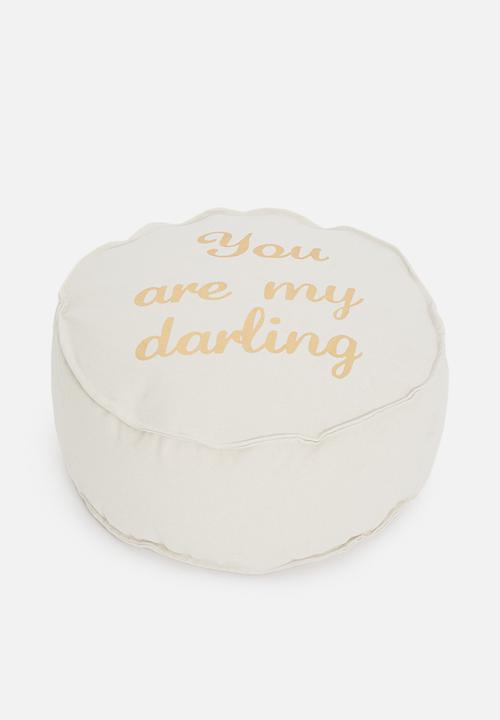 H&S - Kids darling pouf - neutral 