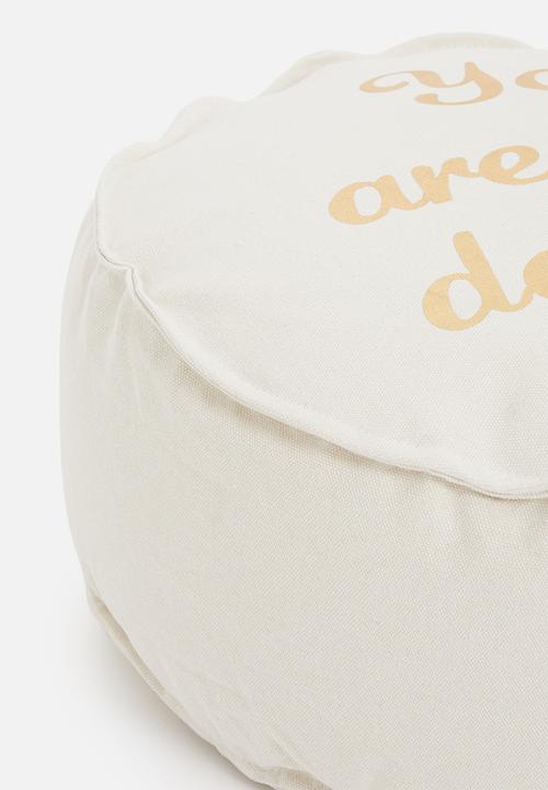 H&S - Kids darling pouf - neutral 