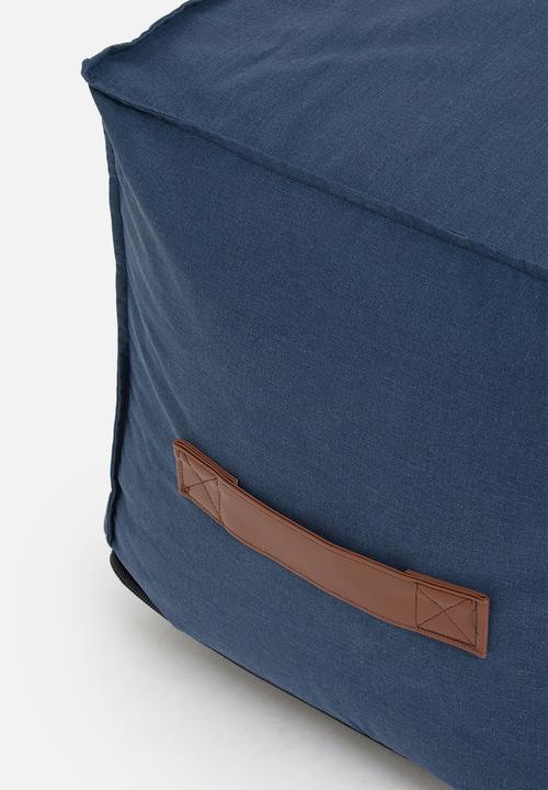 Sixth Floor - Twill ottoman - navy