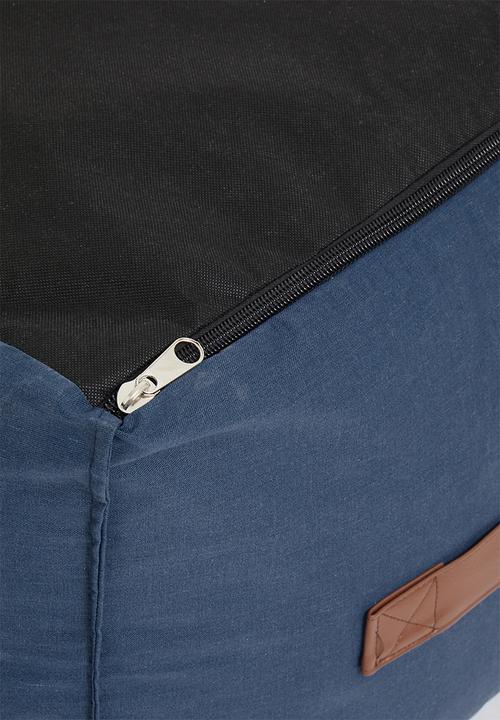 Sixth Floor - Twill ottoman - navy