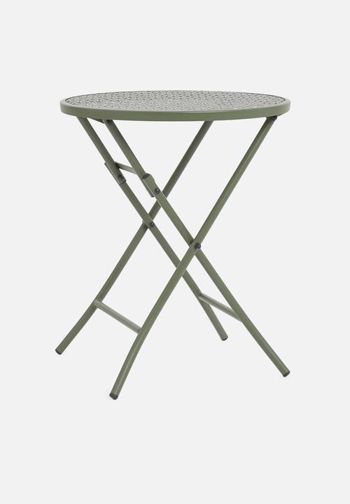 H&S - Punch folding outdoor table - green