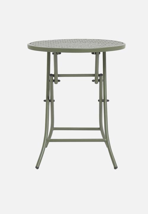 H&S - Punch folding outdoor table - green