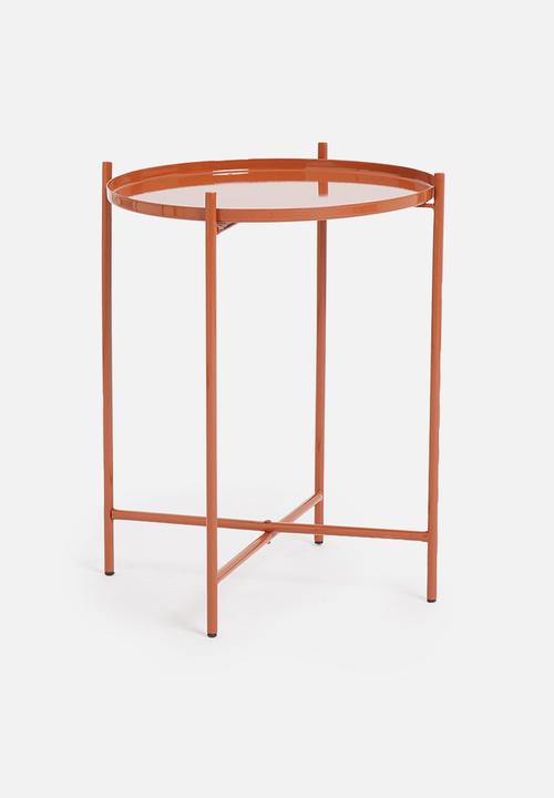 Sixth Floor - Dianara tray table - brandied melon