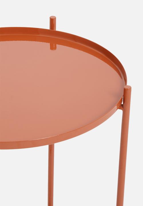 Sixth Floor - Dianara tray table - brandied melon