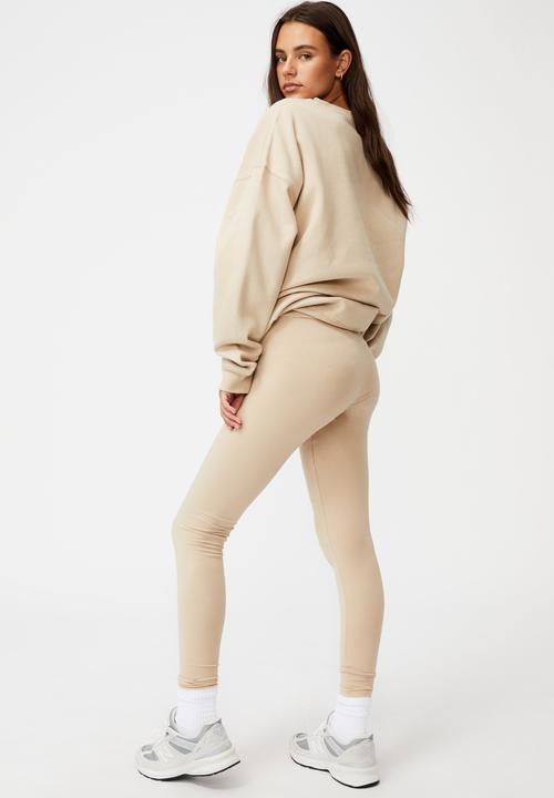 Factorie - High waisted legging - humus