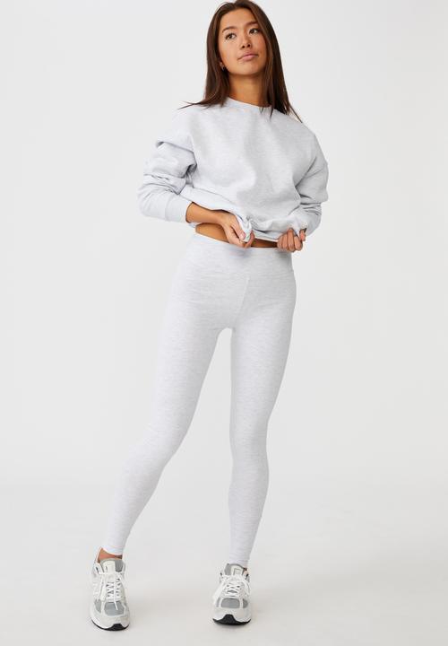 Factorie - High waisted legging - silver marle