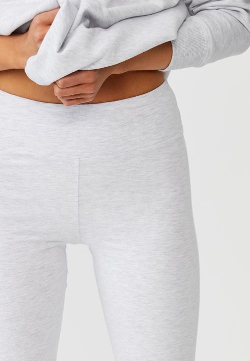 Factorie - High waisted legging - silver marle