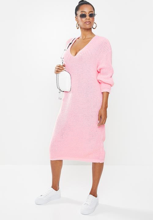 Glamorous - Petite pearl dress - pale pink