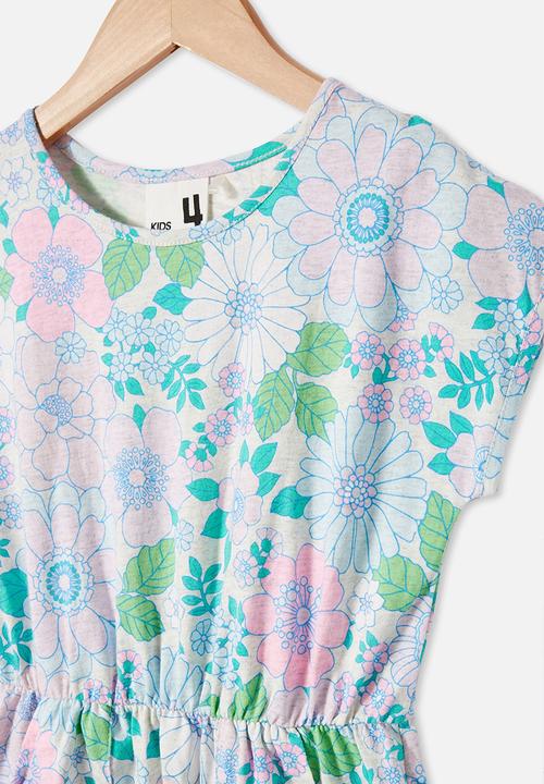 Cotton On - Sigrid short sleeve dress - multi 