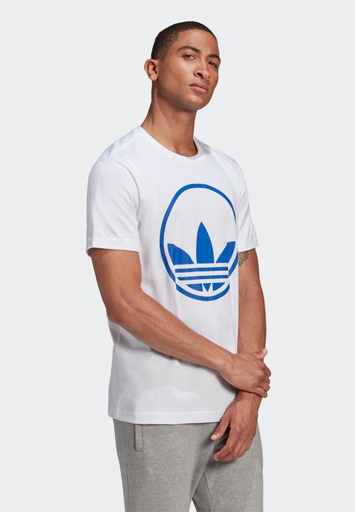 adidas Originals - Circle trefoil T-shirt - white