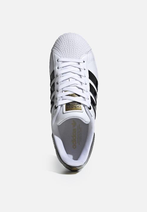 adidas Originals - Superstar bold w - ftwr white/core black/gold met