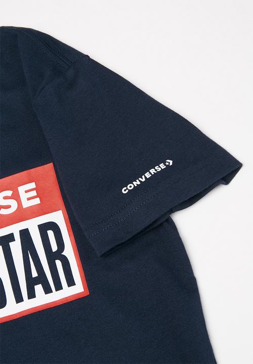 Converse - License plate T-shirt - obsidian