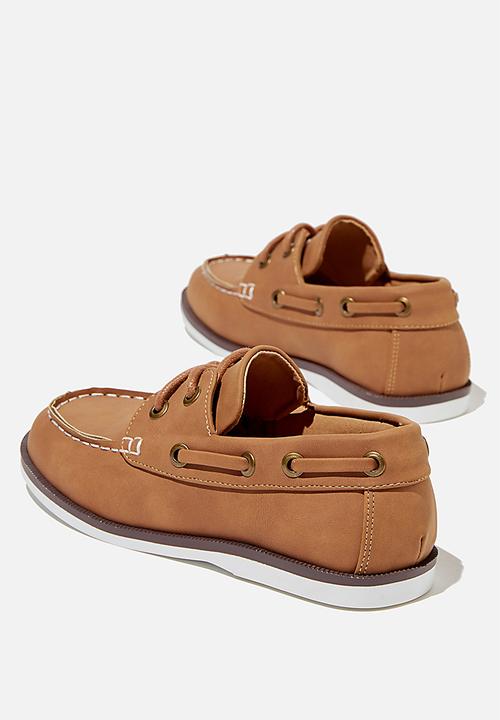 Cotton On - Classic boat shoe - tan